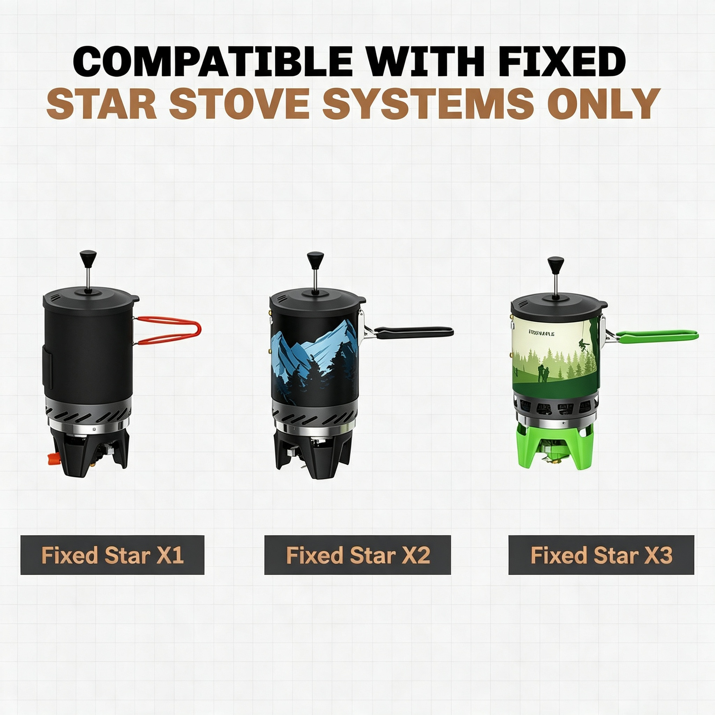 Outdoor Camp Coffee Maker with Press Filter