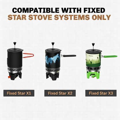 Outdoor Camp Coffee Maker with Press Filter