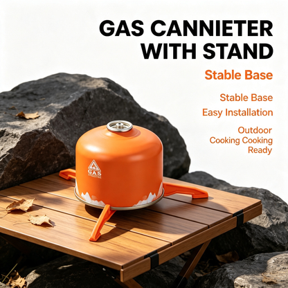 Outdoor Gas Canister Stabilizer Stand